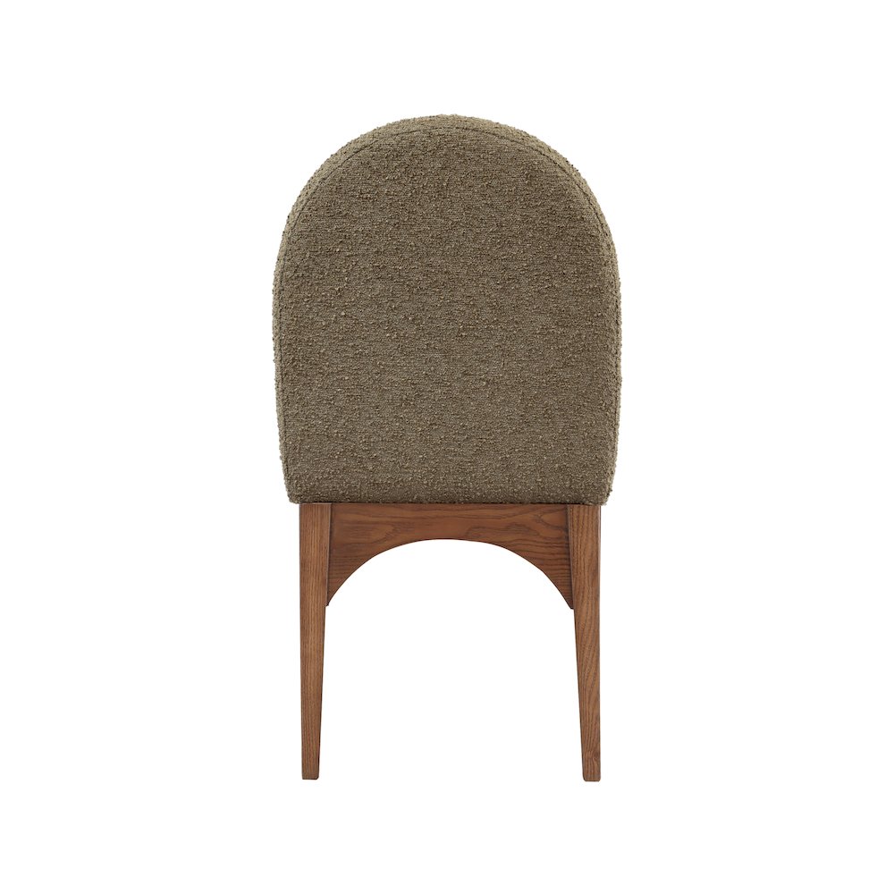 Waldorf Olive Boucle Fabric Dining Chair. Picture 2