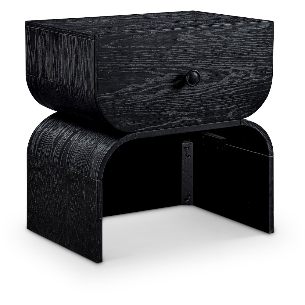 Jace Black Night Stand. Picture 1