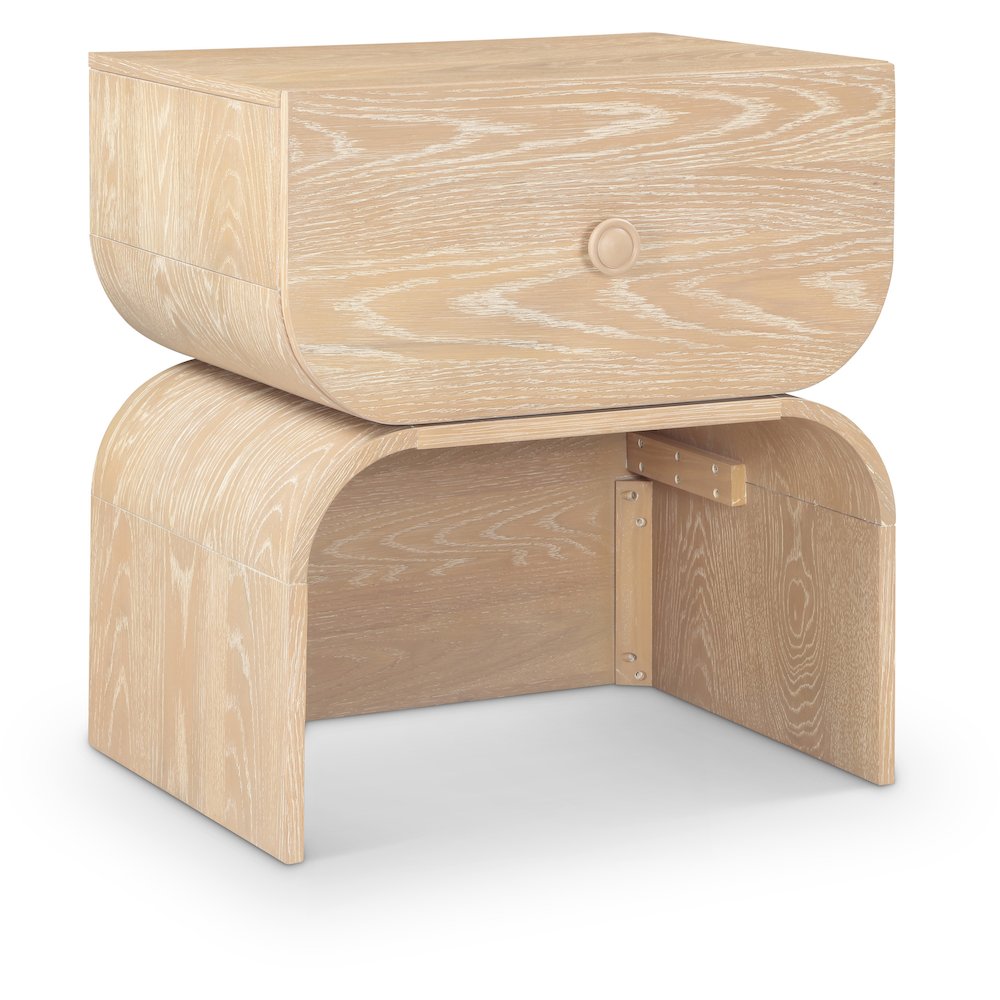 Jace Natural Night Stand. Picture 1