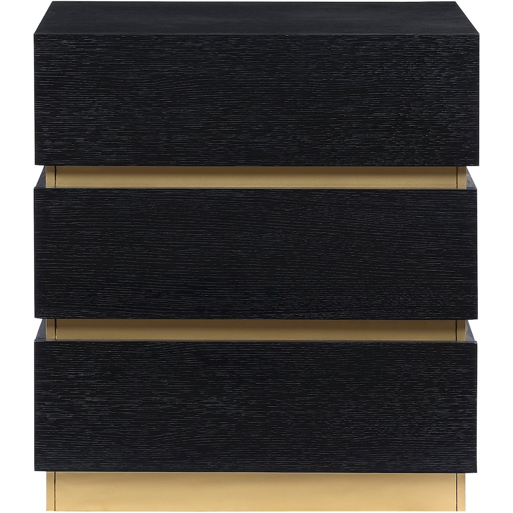 Zaylan Black Night Stand. Picture 2
