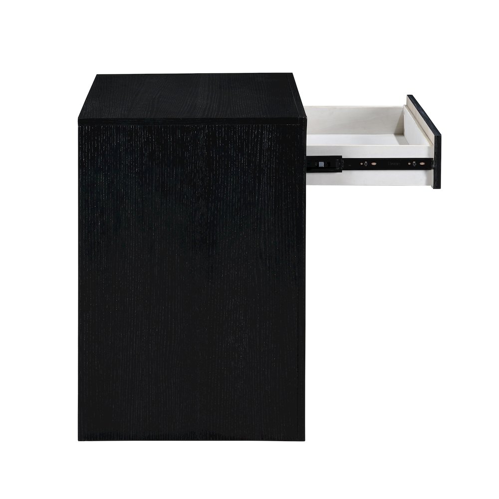 August Black Night Stand. Picture 4