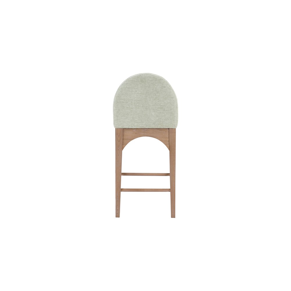 Waldorf Mint Chenille Fabric Stool. Picture 2