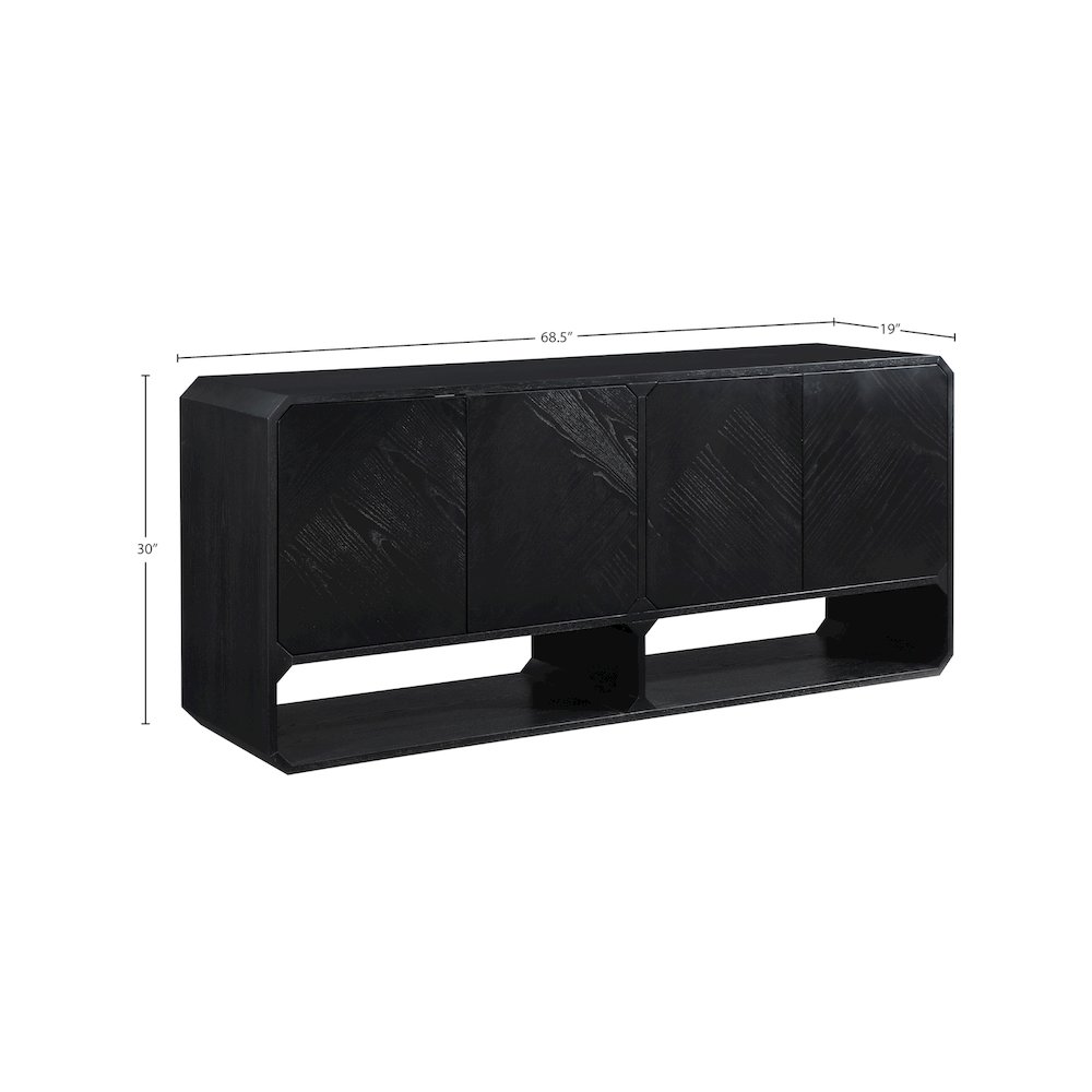 Parker Black Sideboard/Buffet. Picture 10