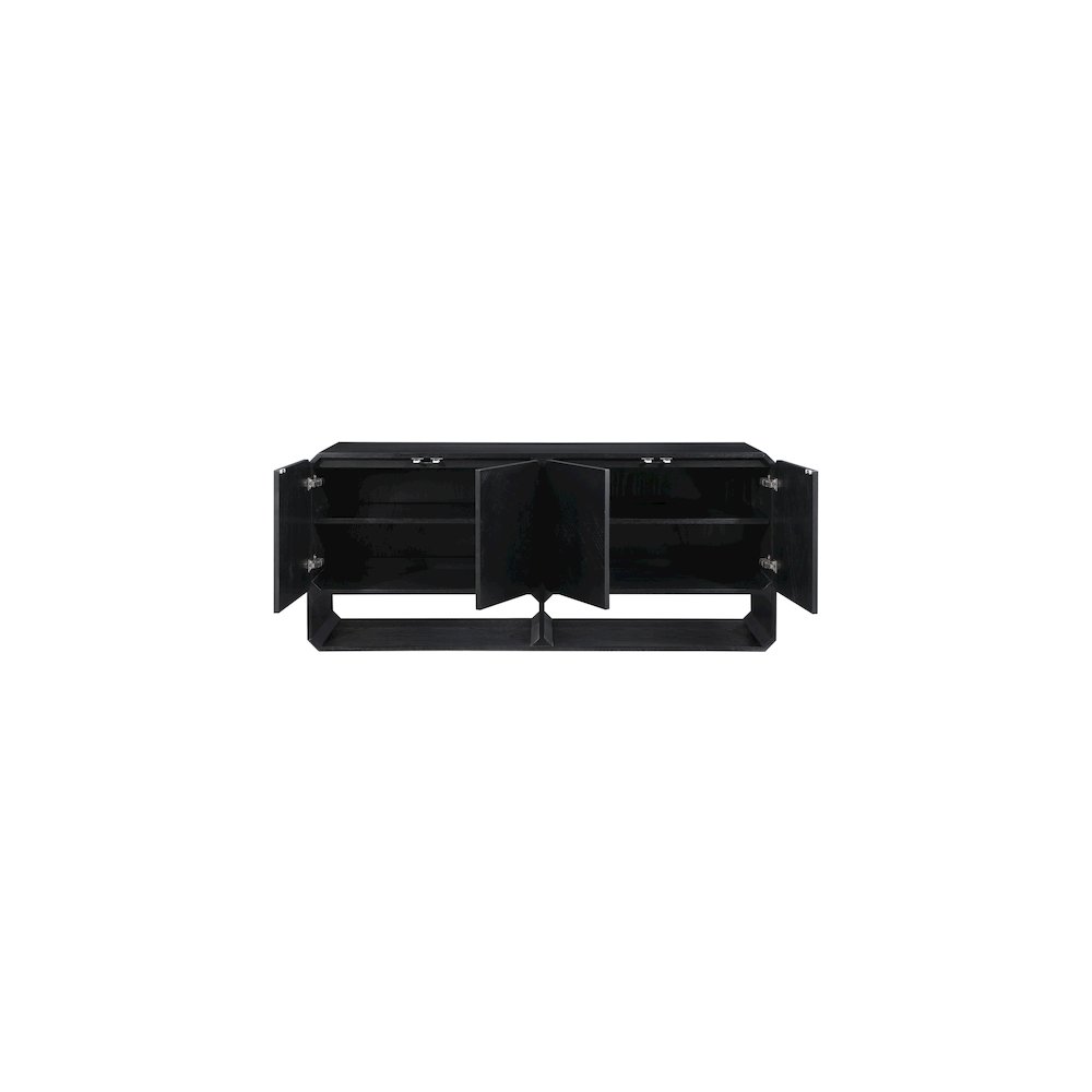 Parker Black Sideboard/Buffet. Picture 2