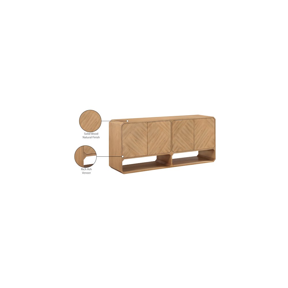 Parker Natural Sideboard/Buffet. Picture 11