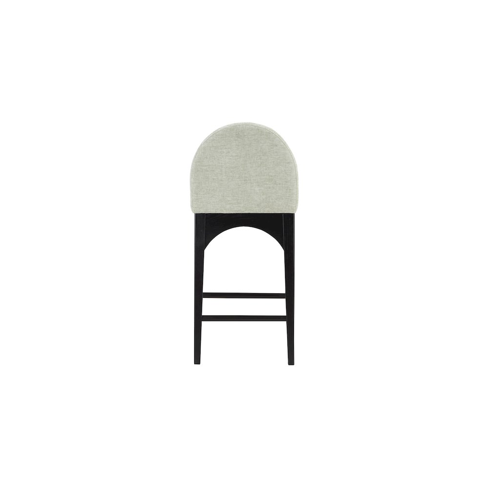 Waldorf Mint Chenille Fabric Stool. Picture 2