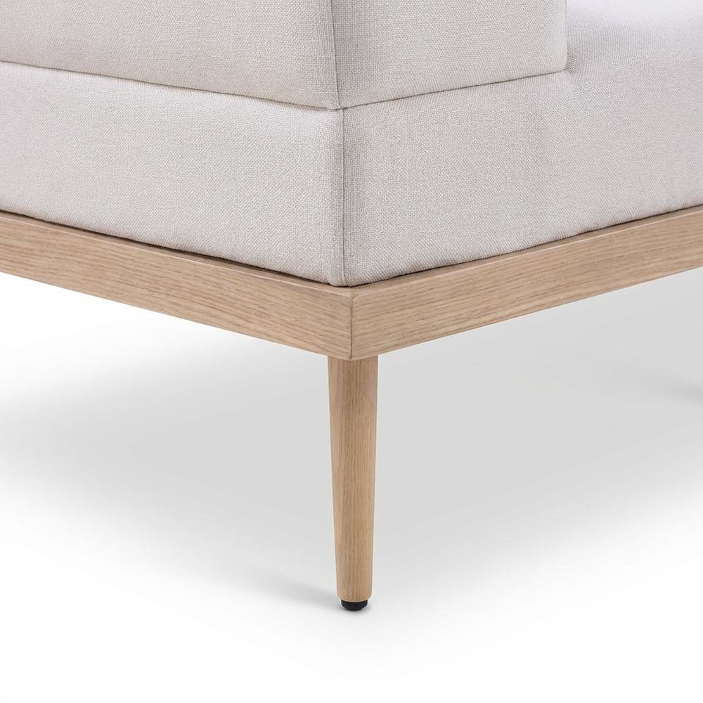 Beige Fabric Outdoor Modular Sofa With Cushions And Contemporary Style. Picture 6