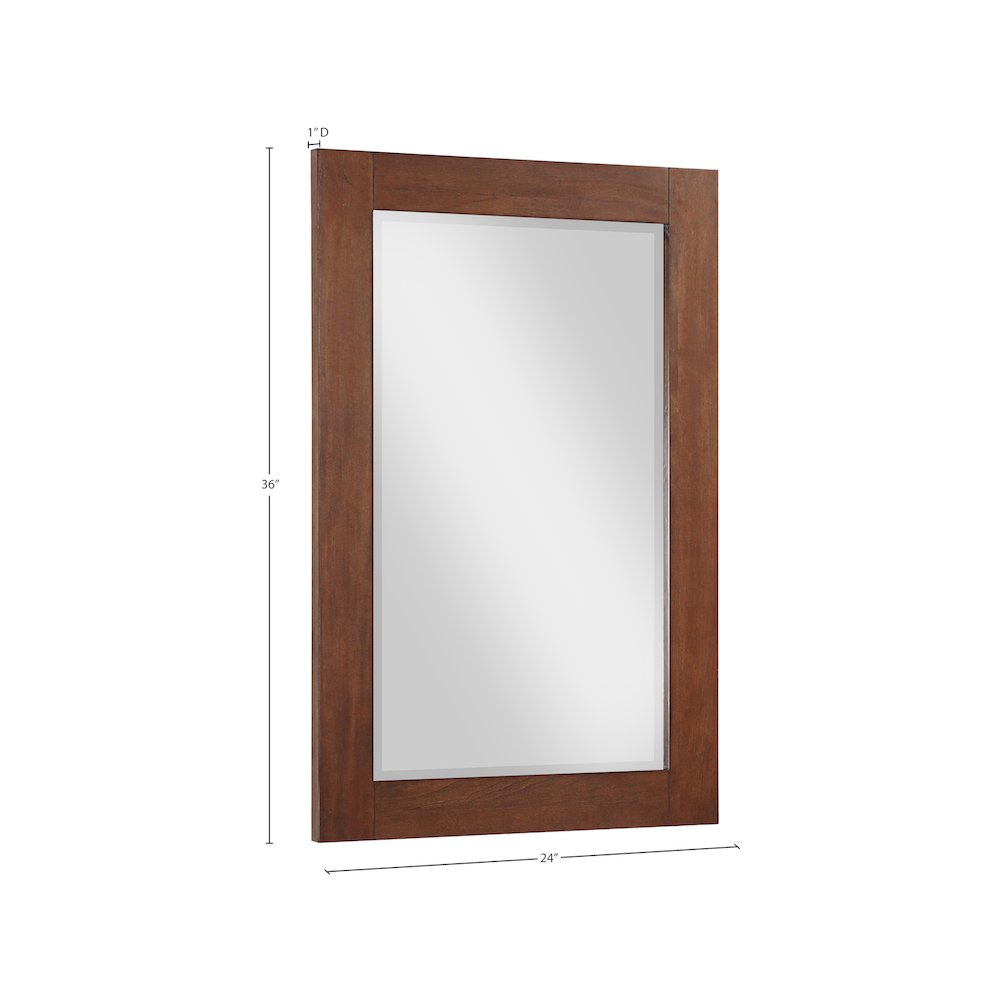 Monad Walnut Mirror. Picture 7