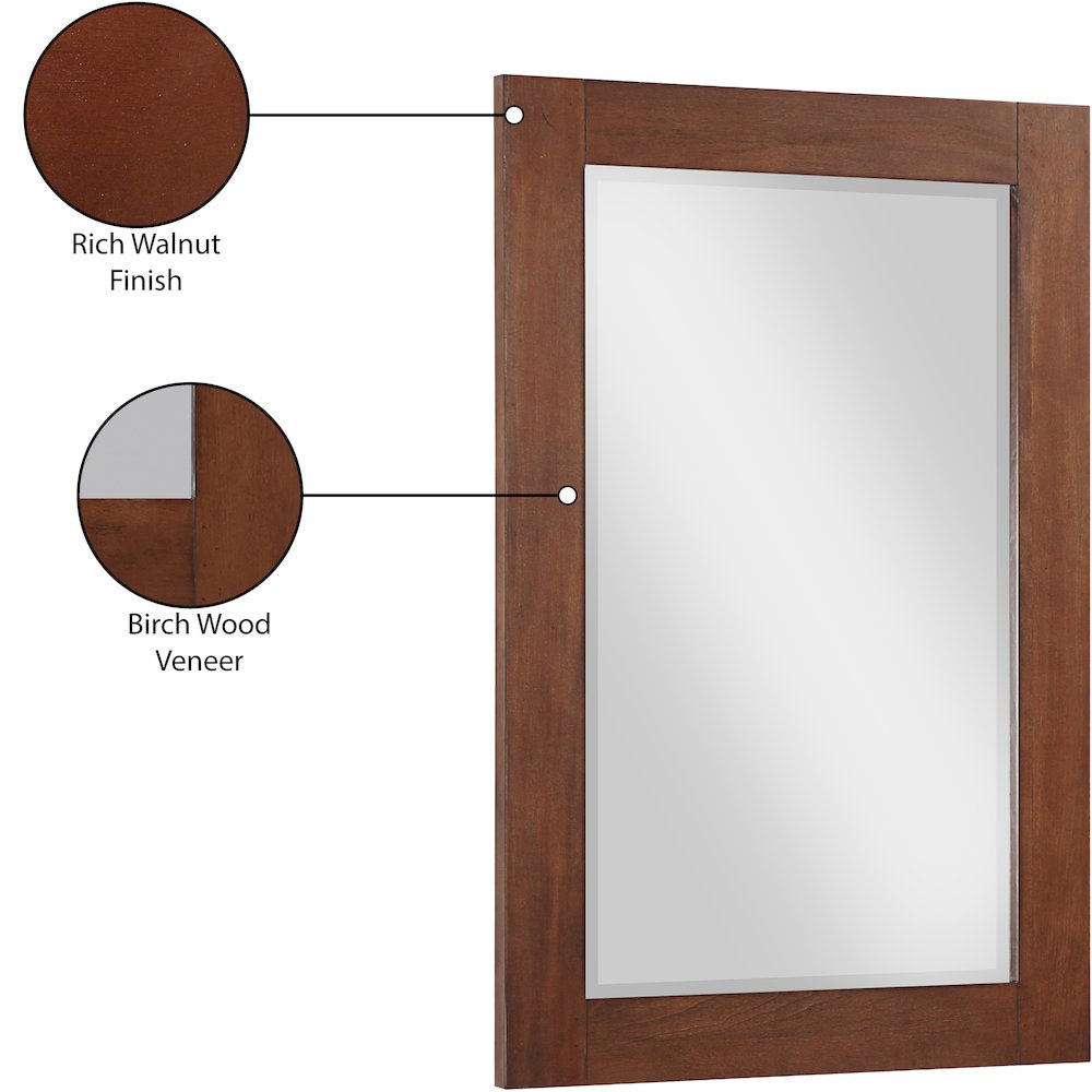 Monad Walnut Mirror. Picture 8