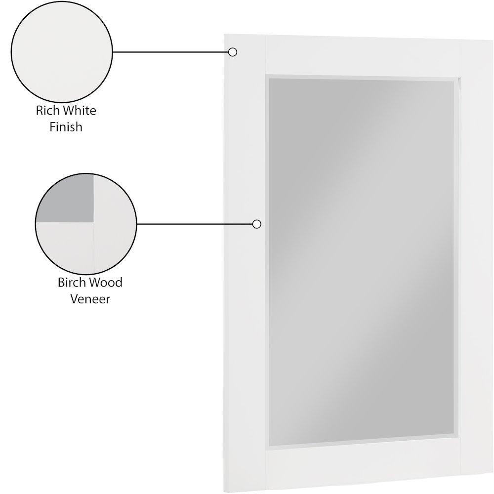 Monad White Mirror. Picture 8