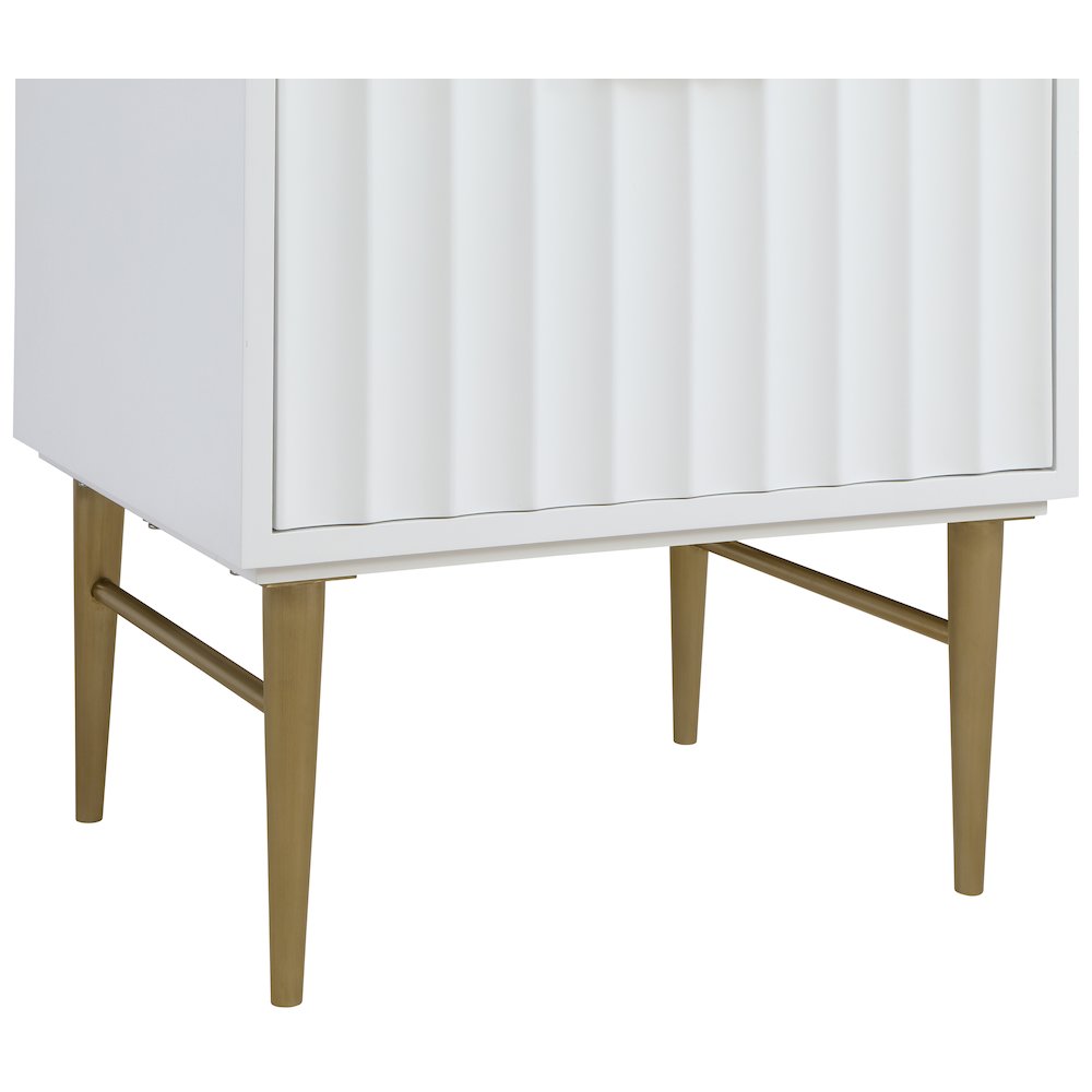 Modernist White Bathroom Vanity. Picture 10