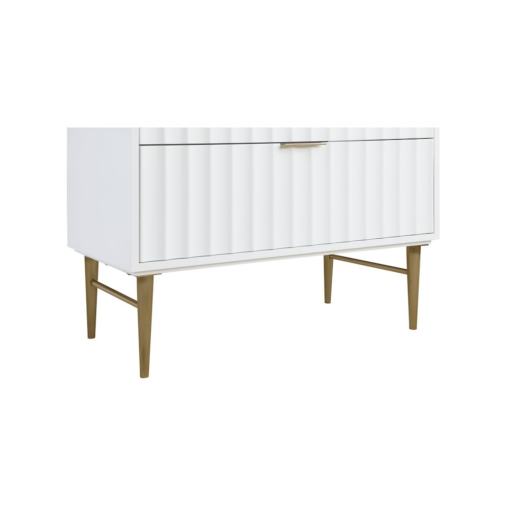 Modernist White Bathroom Vanity. Picture 10