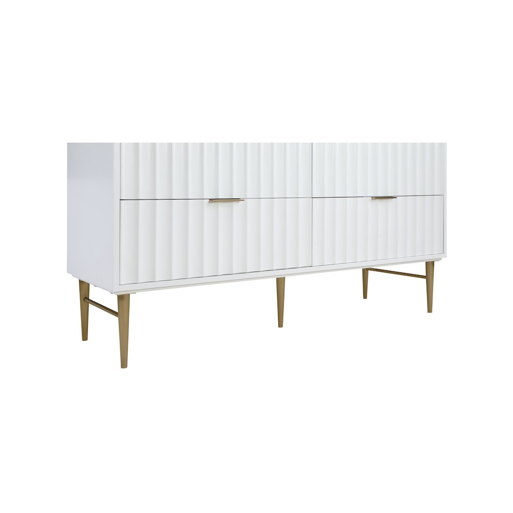 Modernist White Bathroom Vanity. Picture 10