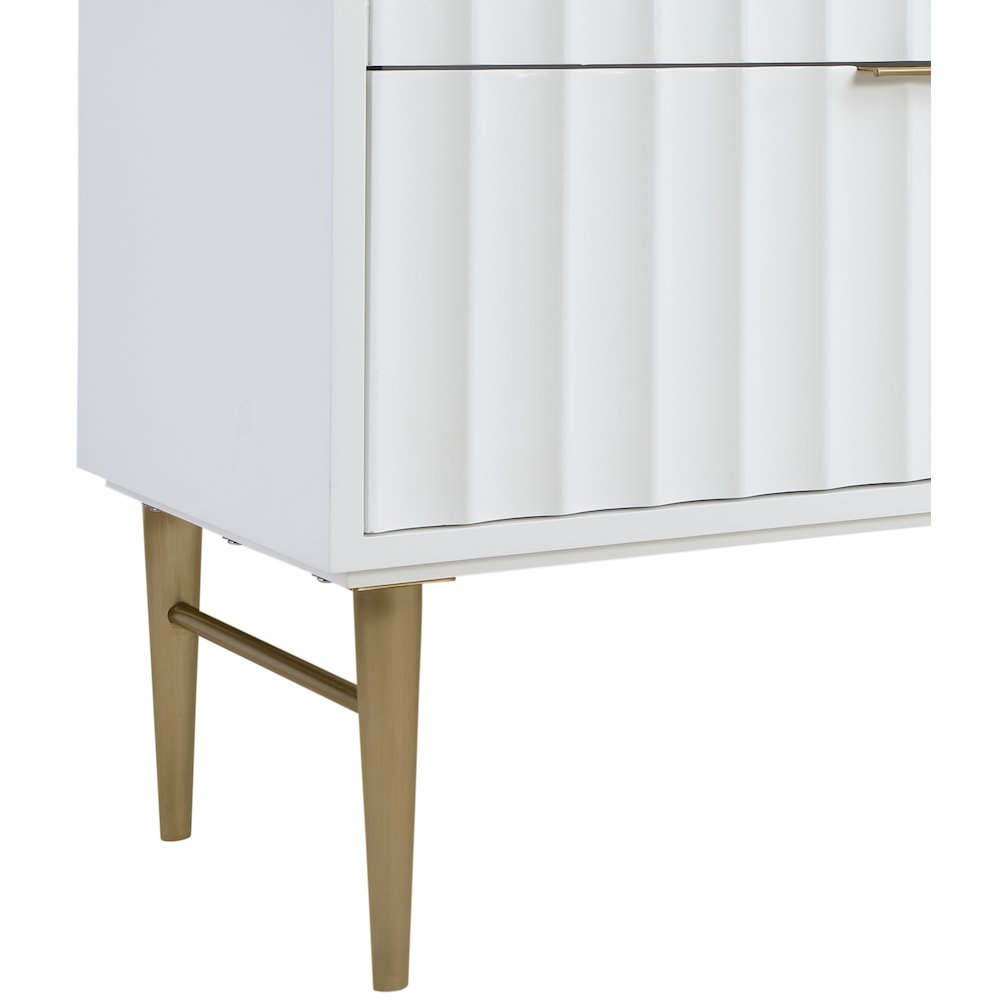Modernist White Bathroom Vanity. Picture 11