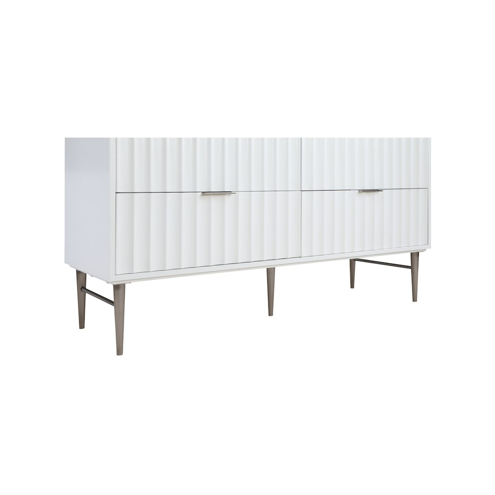 Modernist White Bathroom Vanity. Picture 10