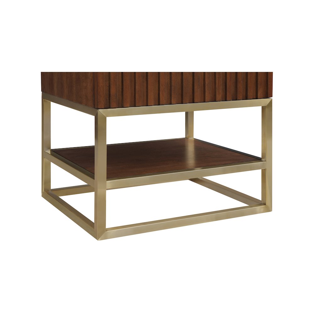 Monad Walnut Bathroom Vanity. Picture 9