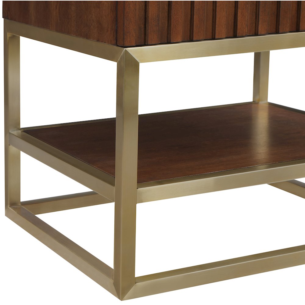 Monad Walnut Bathroom Vanity. Picture 10
