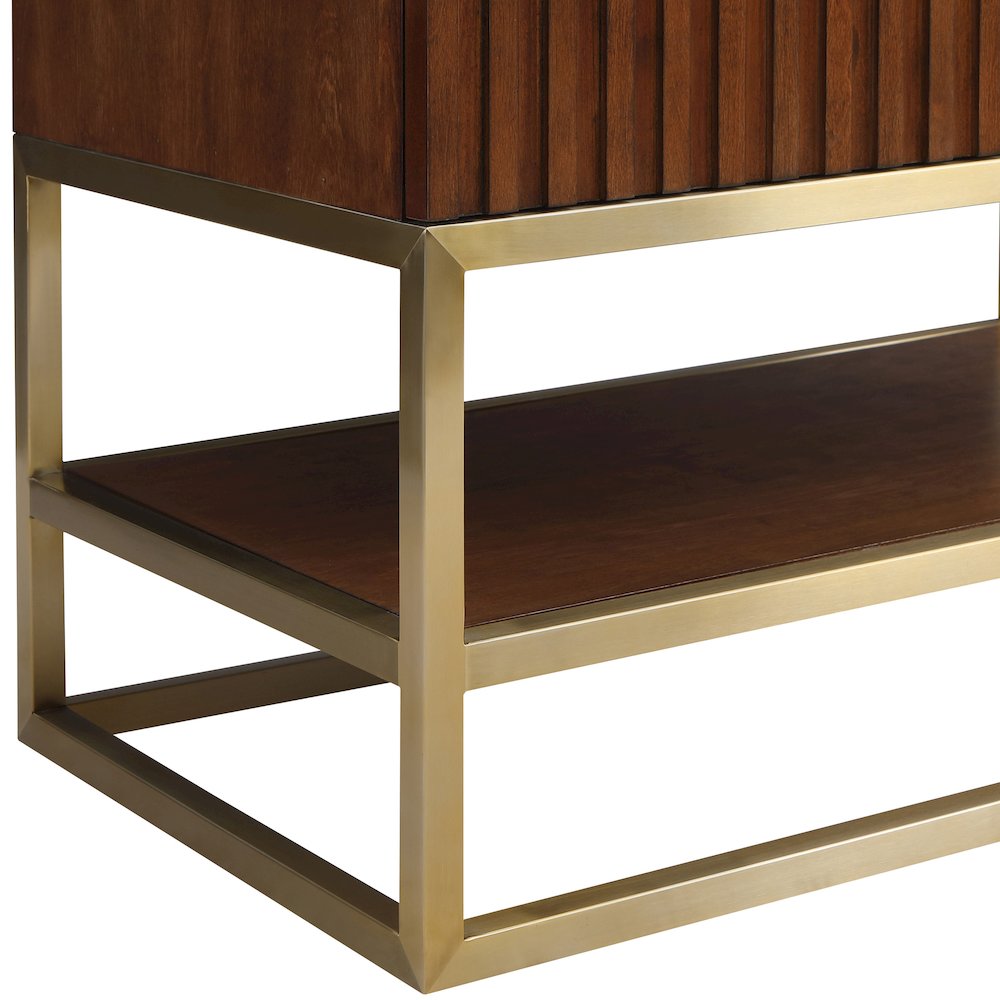 Monad Walnut Bathroom Vanity. Picture 10