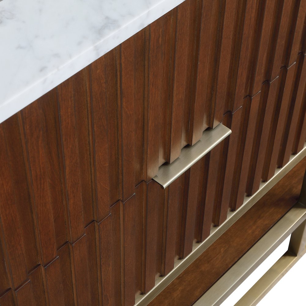 Monad Walnut Bathroom Vanity. Picture 11