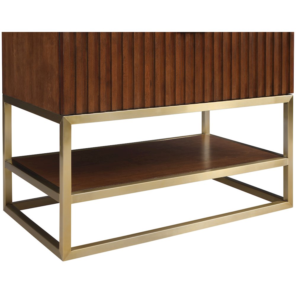 Monad Walnut Bathroom Vanity. Picture 10