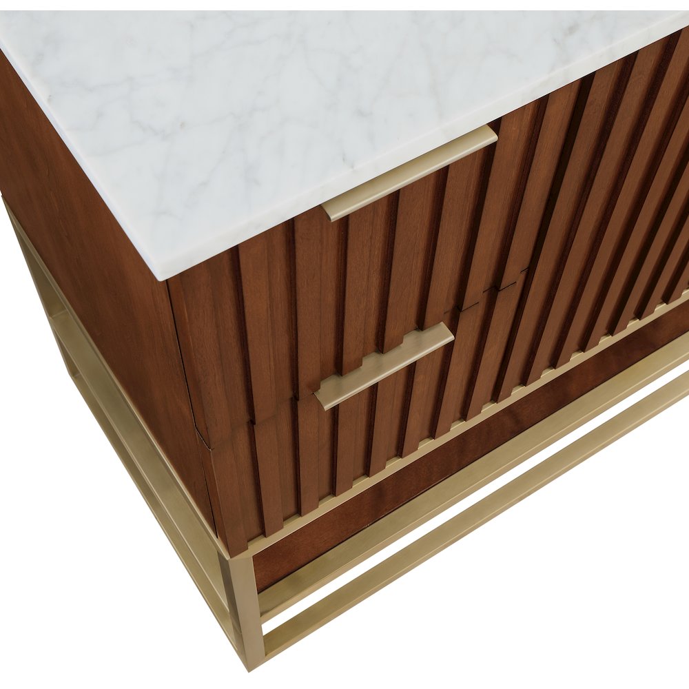Monad Walnut Bathroom Vanity. Picture 11