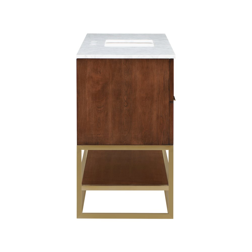 Monad Walnut Bathroom Vanity. Picture 5