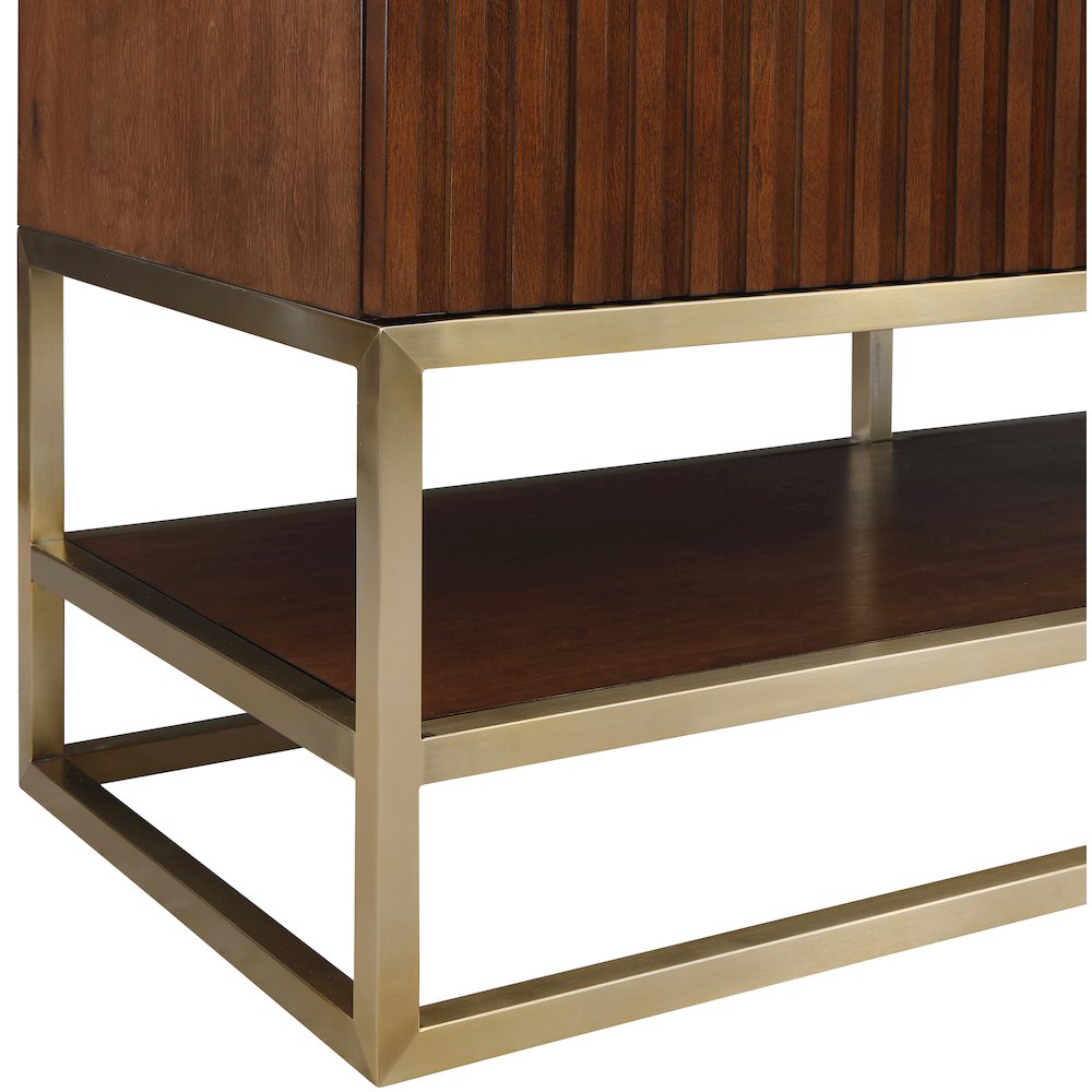 Monad Walnut Bathroom Vanity. Picture 10
