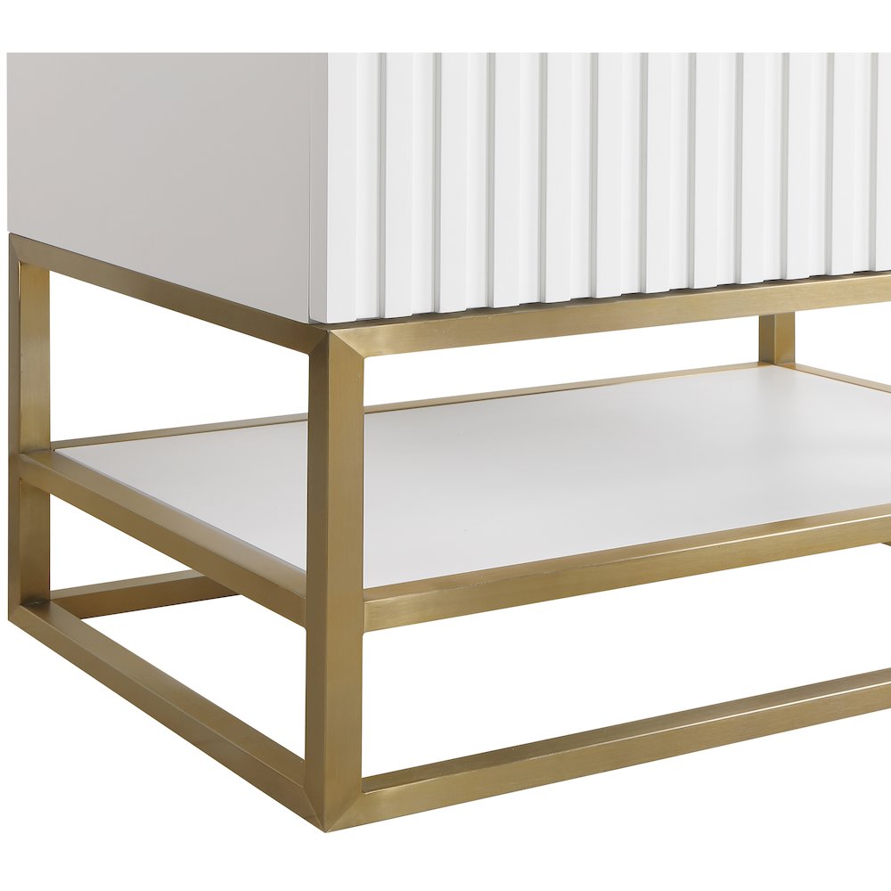 Monad White Bathroom Vanity. Picture 9