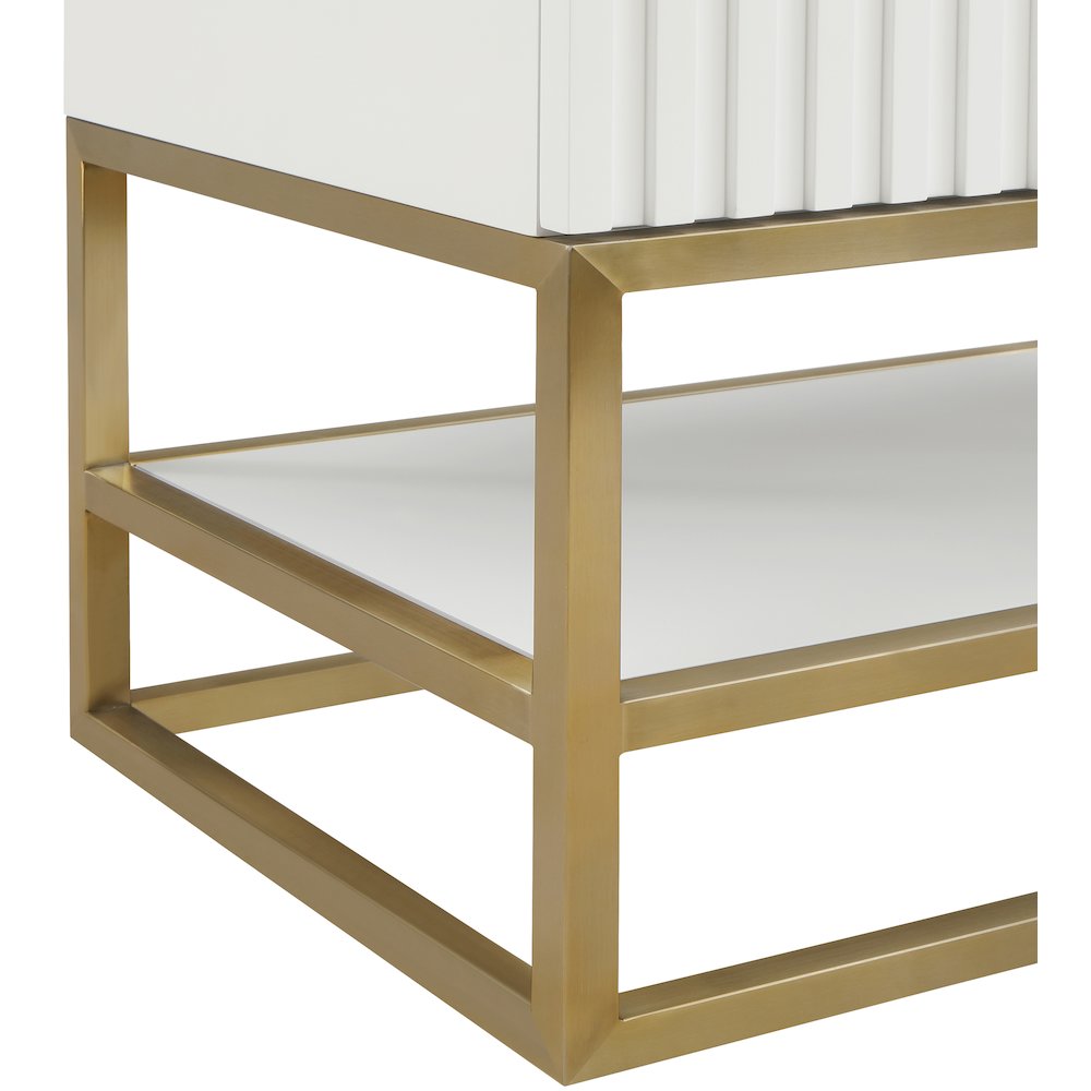 Monad White Bathroom Vanity. Picture 10
