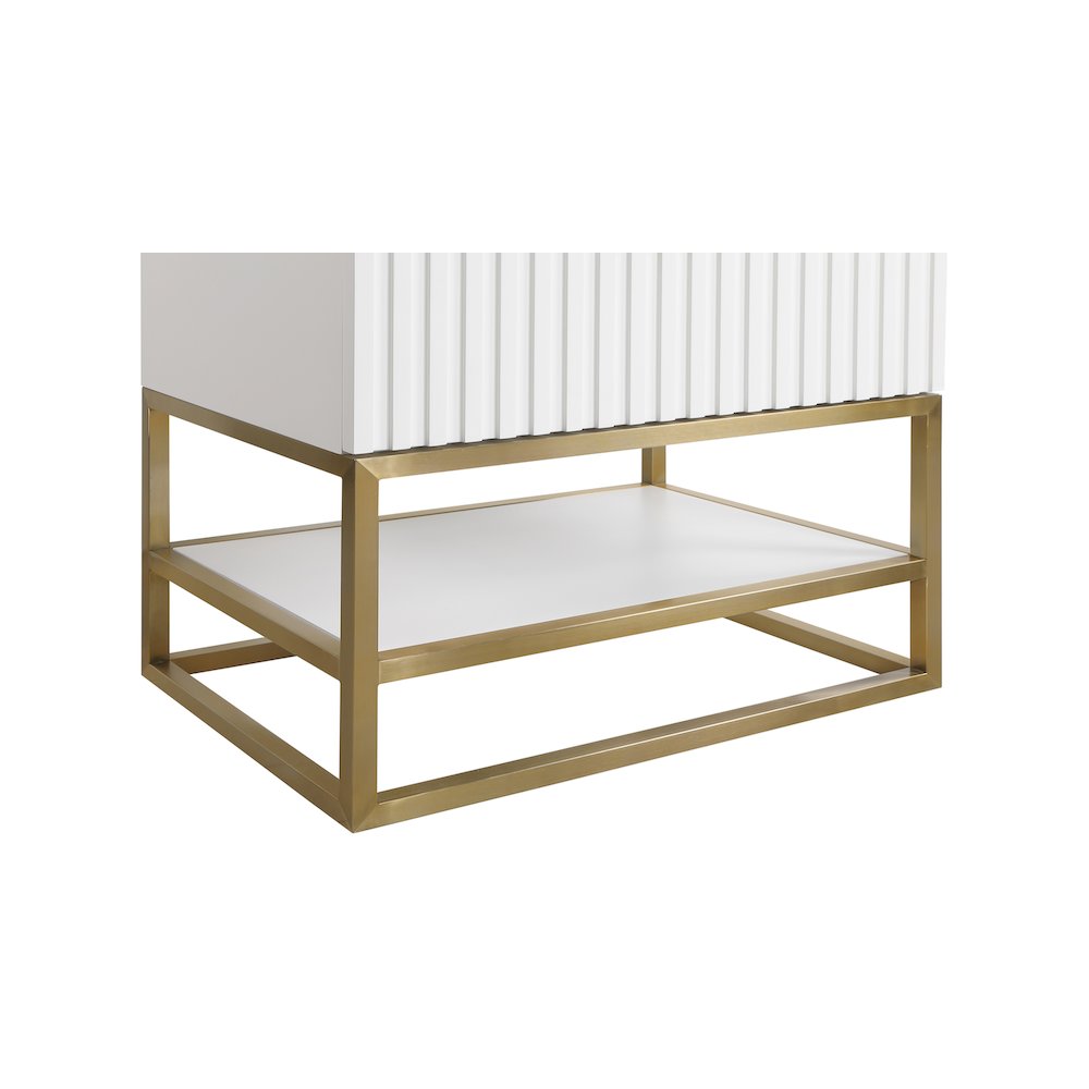 Monad White Bathroom Vanity. Picture 9