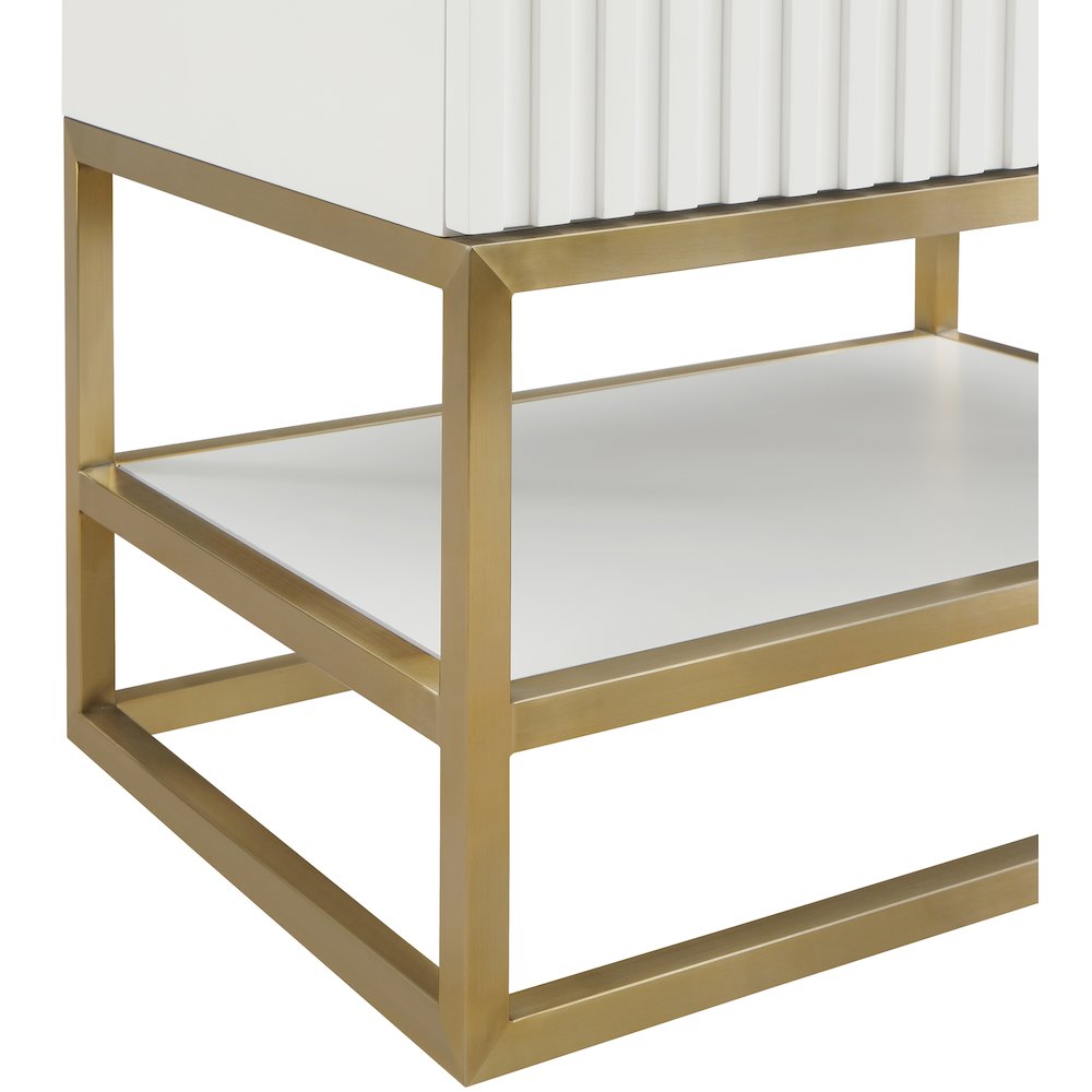 Monad White Bathroom Vanity. Picture 10