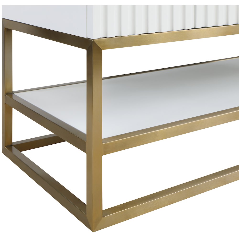 Monad White Bathroom Vanity. Picture 10