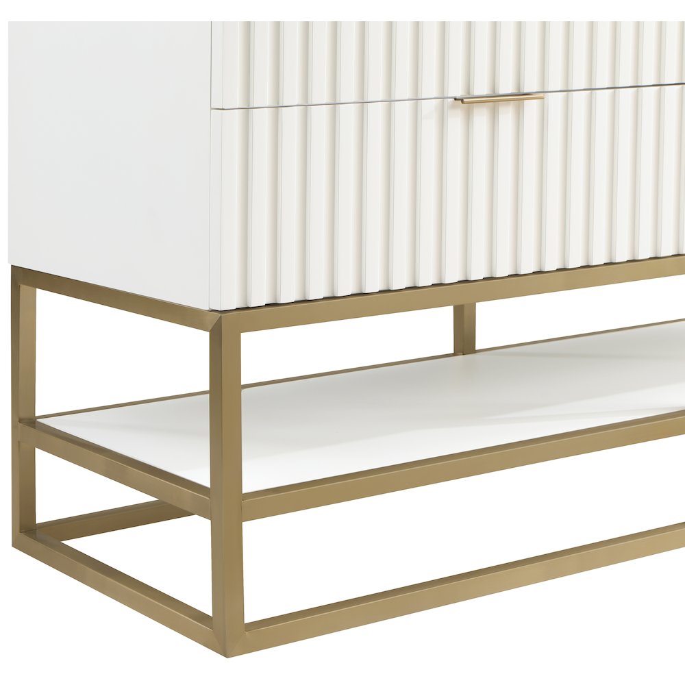 Monad White Bathroom Vanity. Picture 10