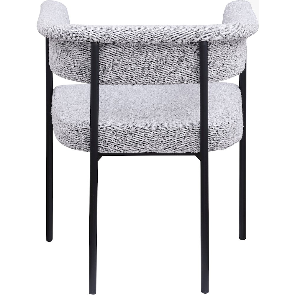 Malin Grey Boucle Fabric Dining Chair, Set of 2. Picture 4