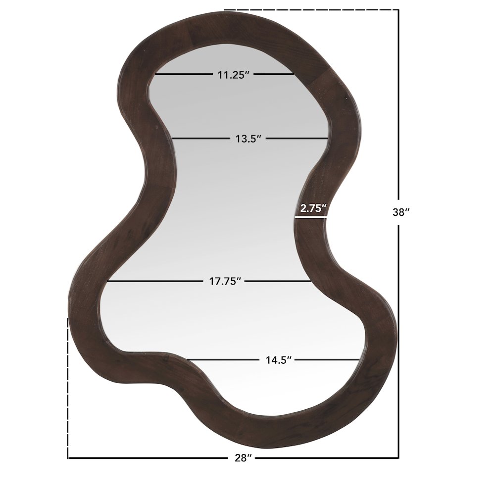 Oblique Brown Mirror. Picture 8