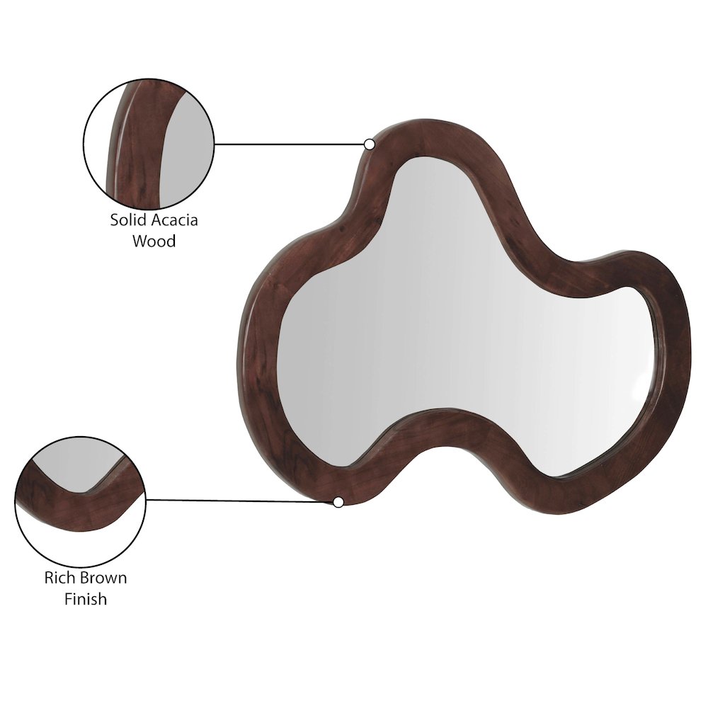 Oblique Brown Mirror. Picture 9