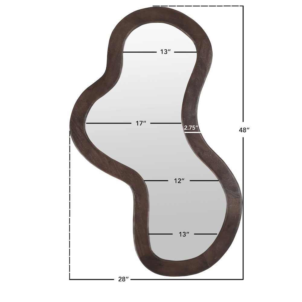 Oblique Brown Mirror. Picture 8