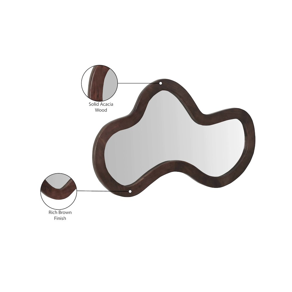 Oblique Brown Mirror. Picture 9