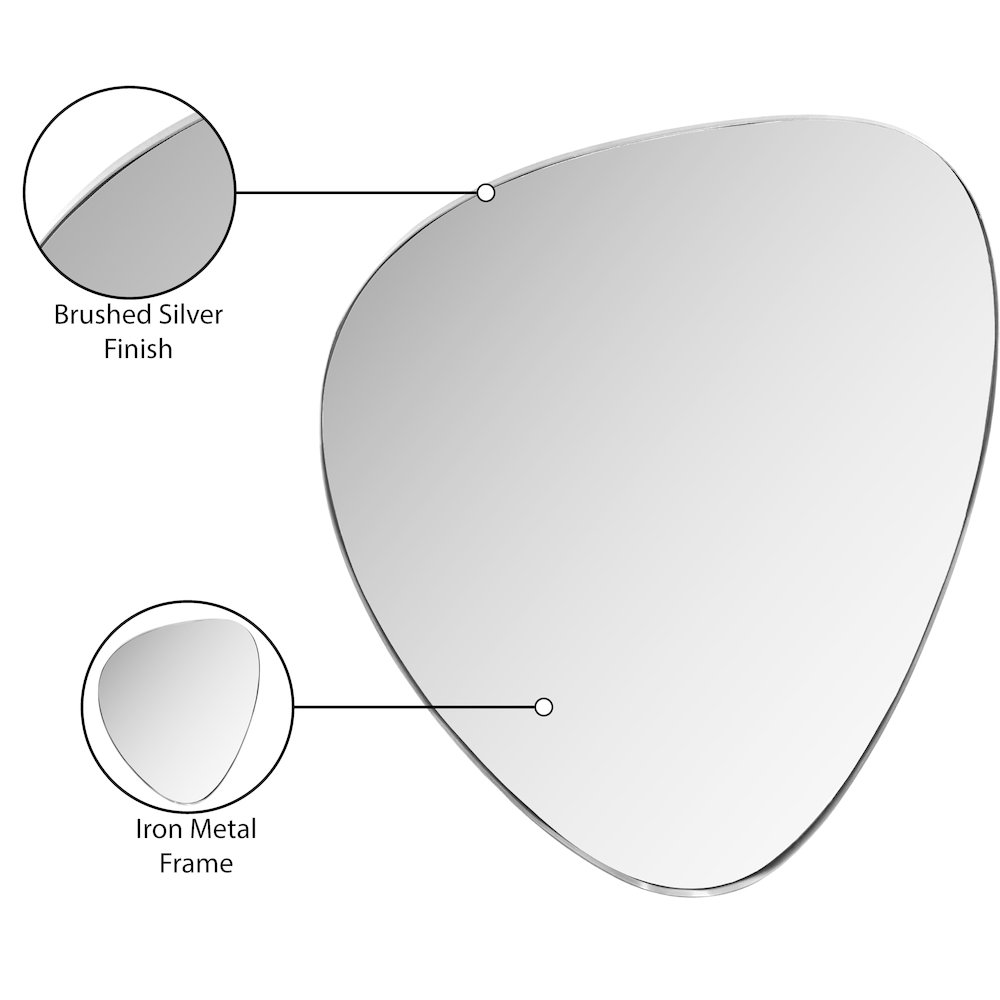 Finch Silver Mirror. Picture 7