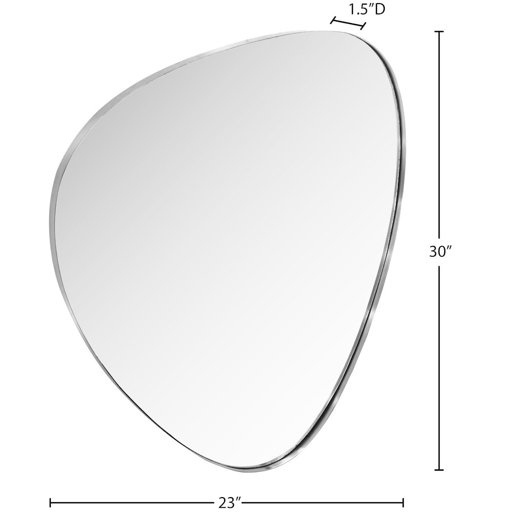 Finch Silver Mirror. Picture 6