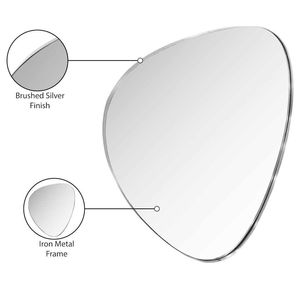 Finch Silver Mirror. Picture 7