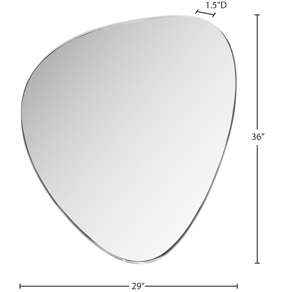 Finch Silver Mirror. Picture 6