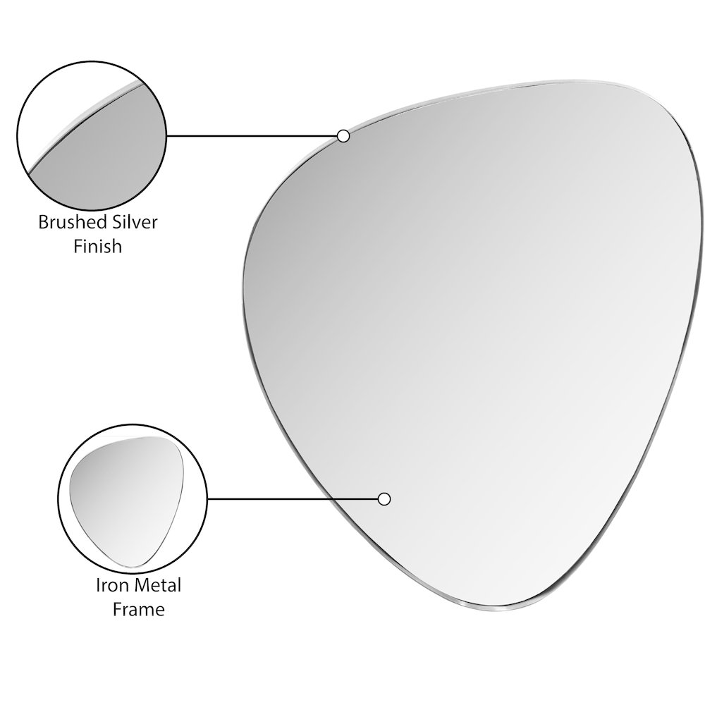 Finch Silver Mirror. Picture 7