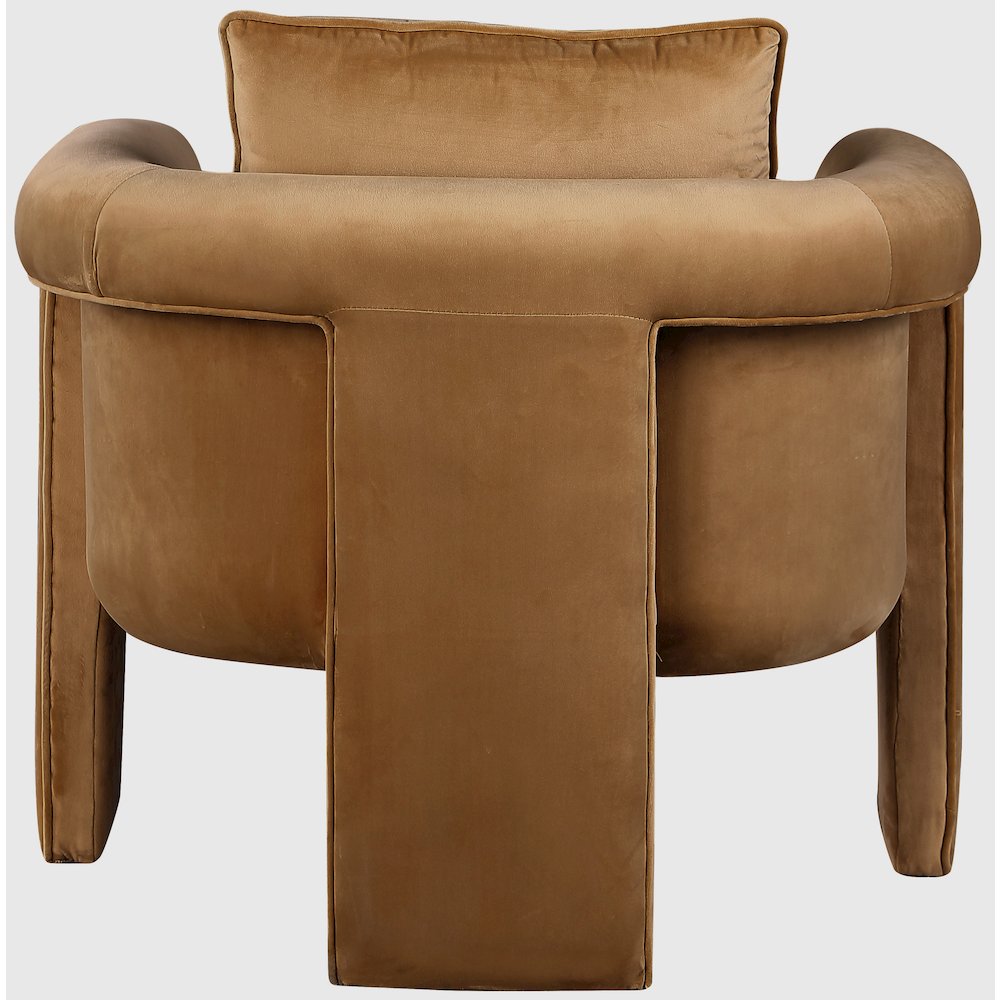Sloan Saddle Velvet Accent Chair. Picture 2