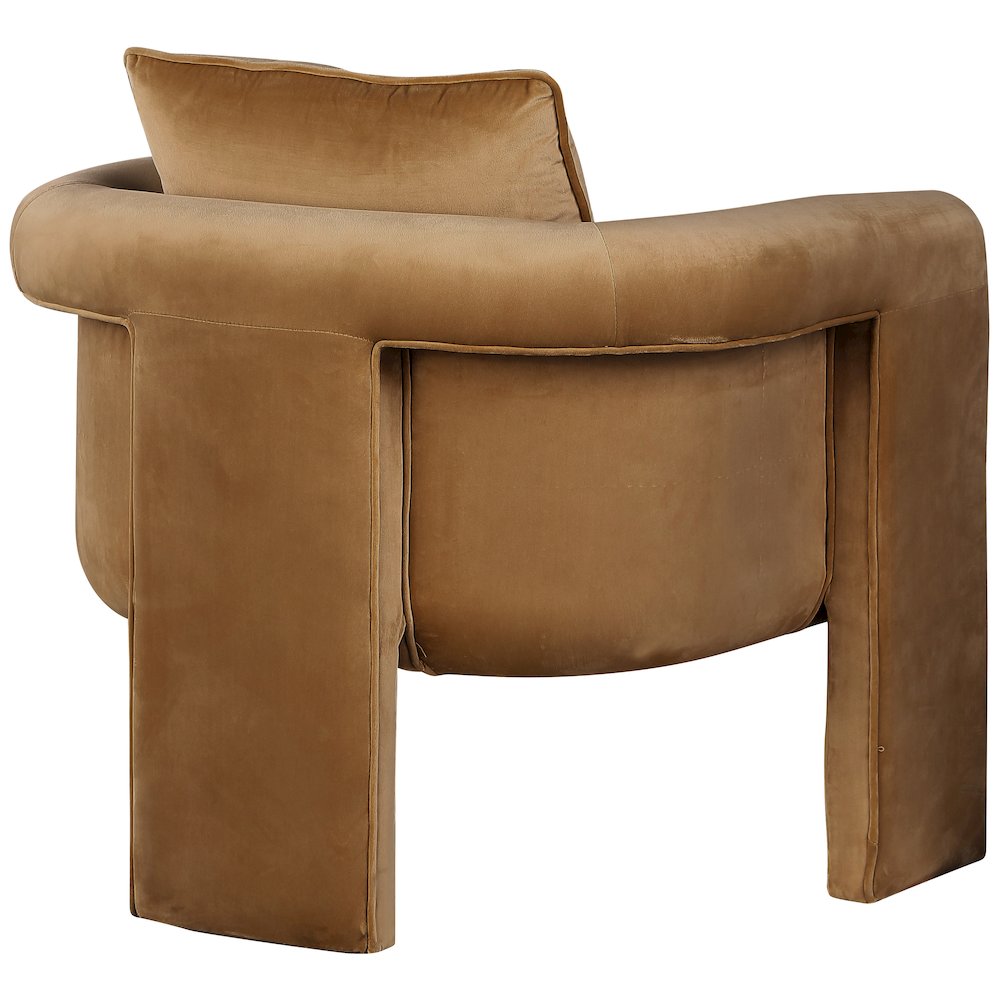 Sloan Saddle Velvet Accent Chair. Picture 5