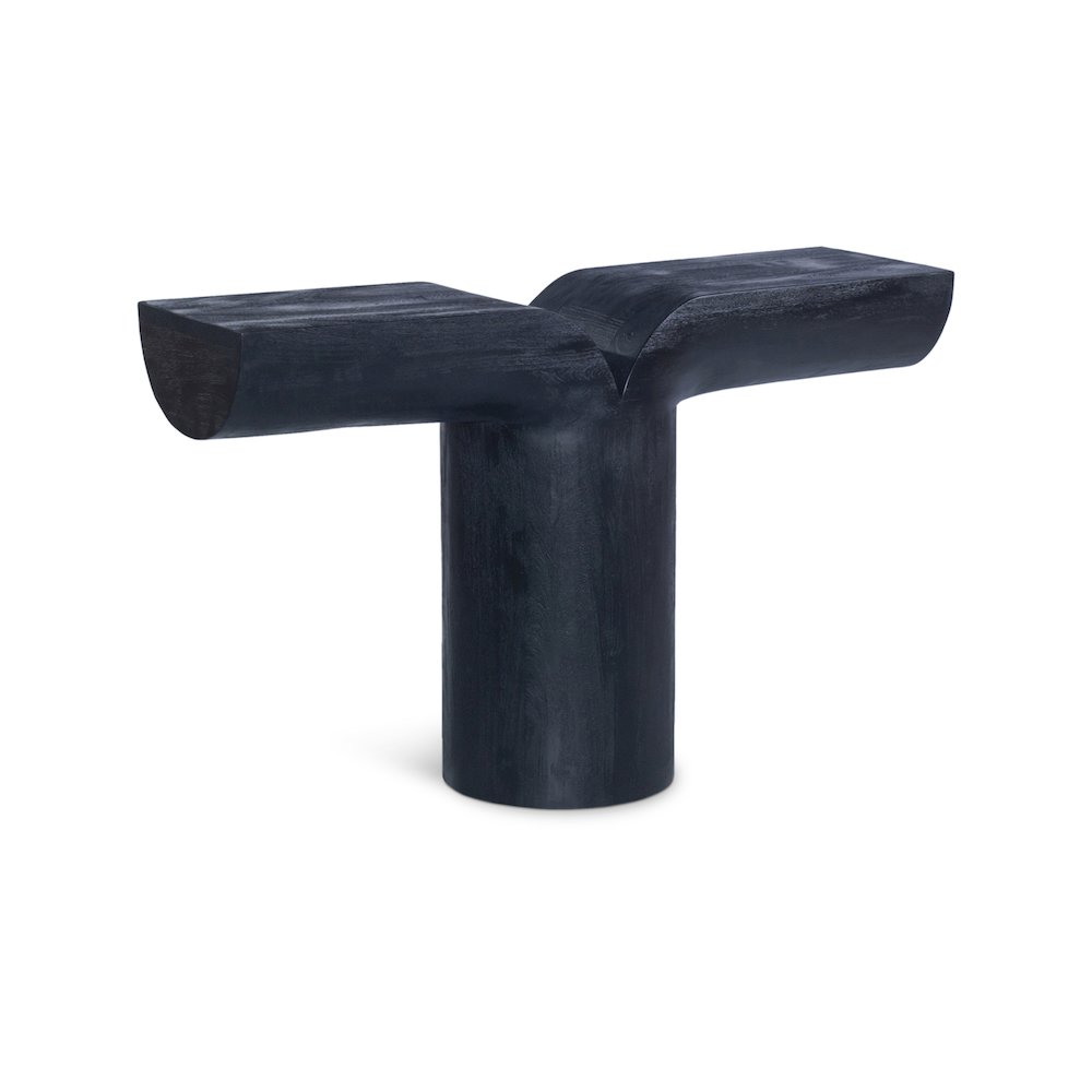Tee Black Console Table. Picture 1