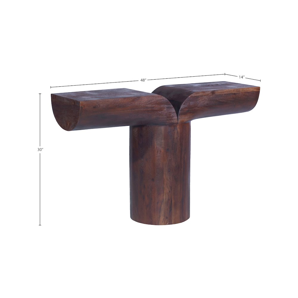 Tee Brown Console Table. Picture 8