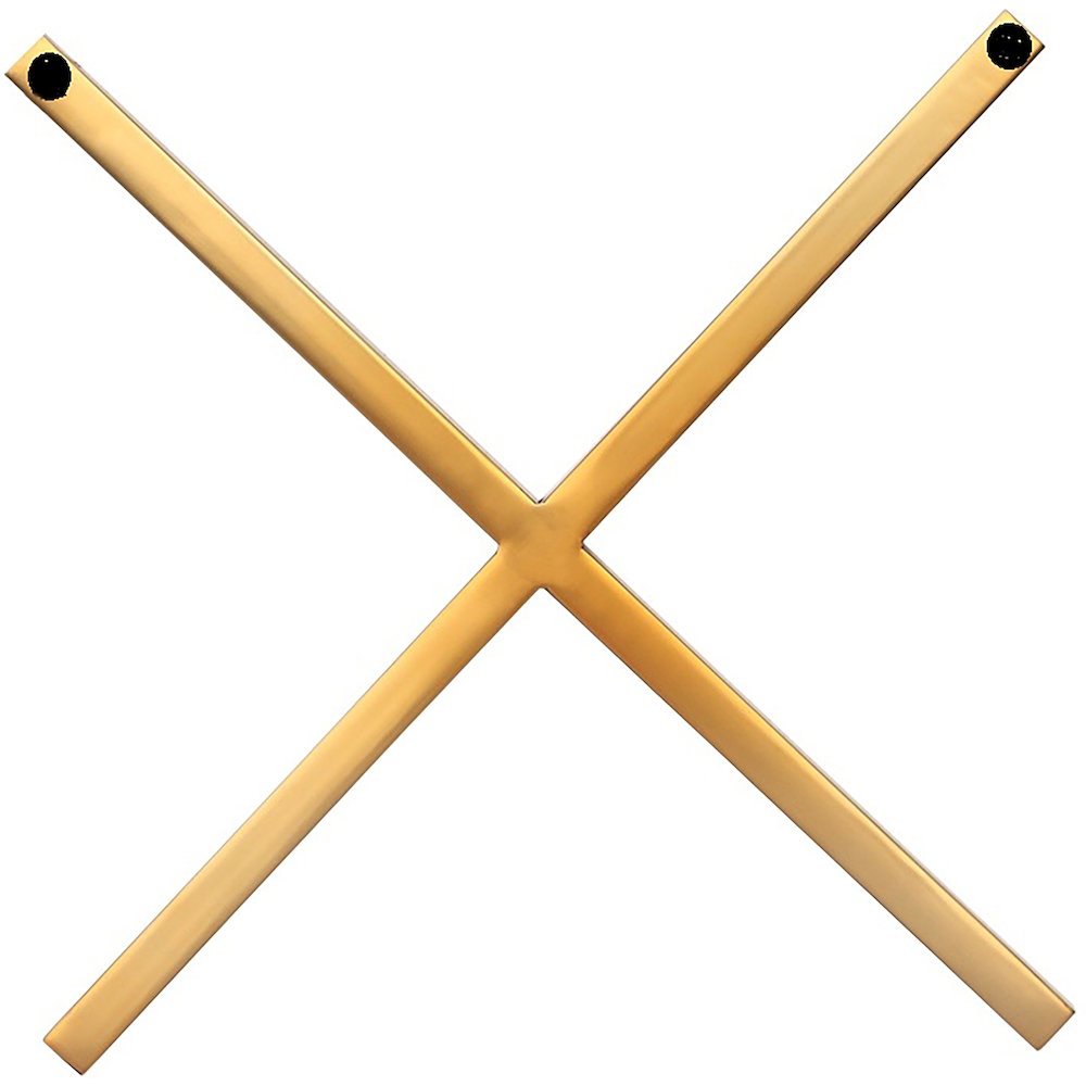 XOXO Gold Stainless Steel Wall Decor. Picture 2