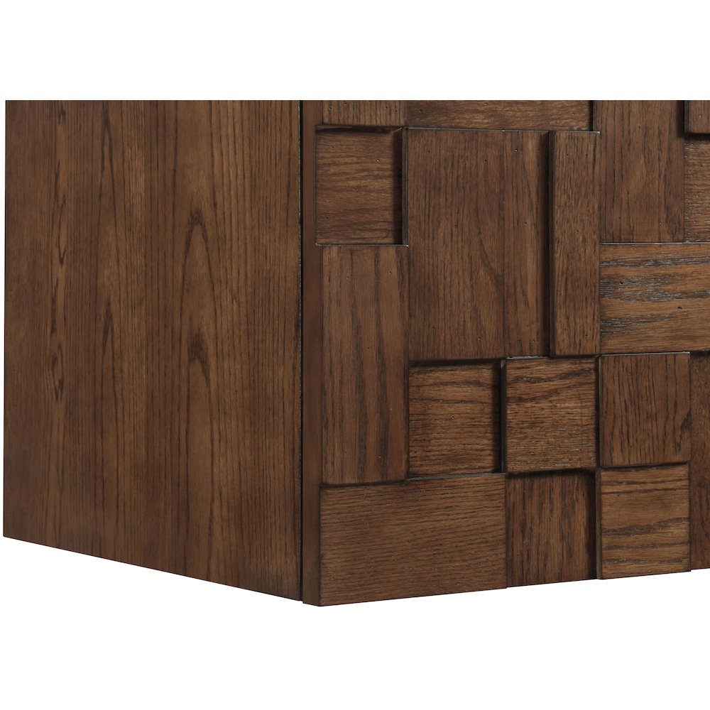 Leonardo 24" Brown Engineered Stone And Solid Wood Wall Mounted Bathroom Vanity. Picture 9