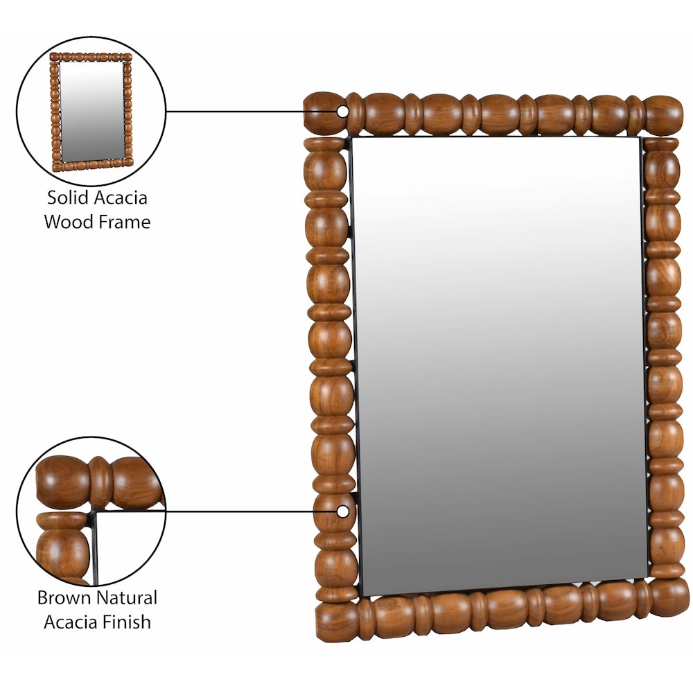 Aubrey Brown Mirror. Picture 8